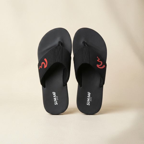 Summa Surf — Premium Surf Sandals (Black & White)