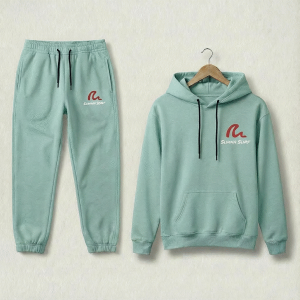 Summa Surf US — Premium Branded Track Suit (Sea Foam Green)