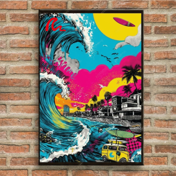 Summa Surf US – Premium Surfing Wall Poster (Design 02)