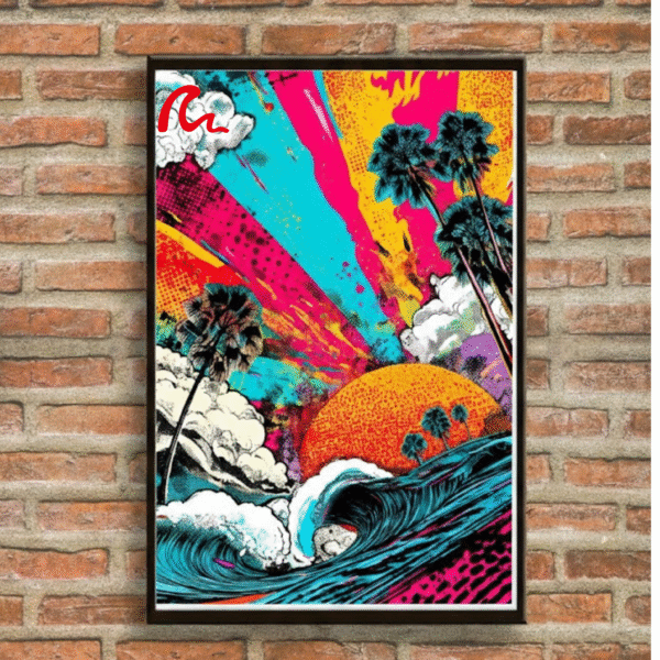 Summa Surf US – Premium Surfing Wall Poster (Design 04)