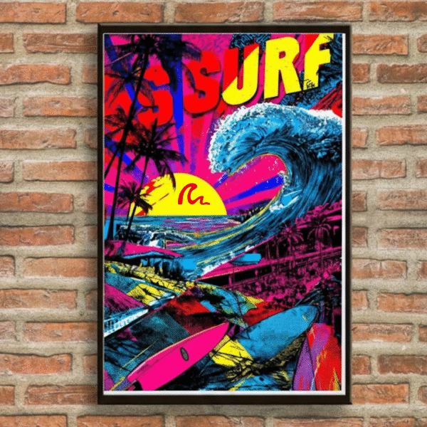 Summa Surf US – Premium Surfing Wall Poster (Design 05)