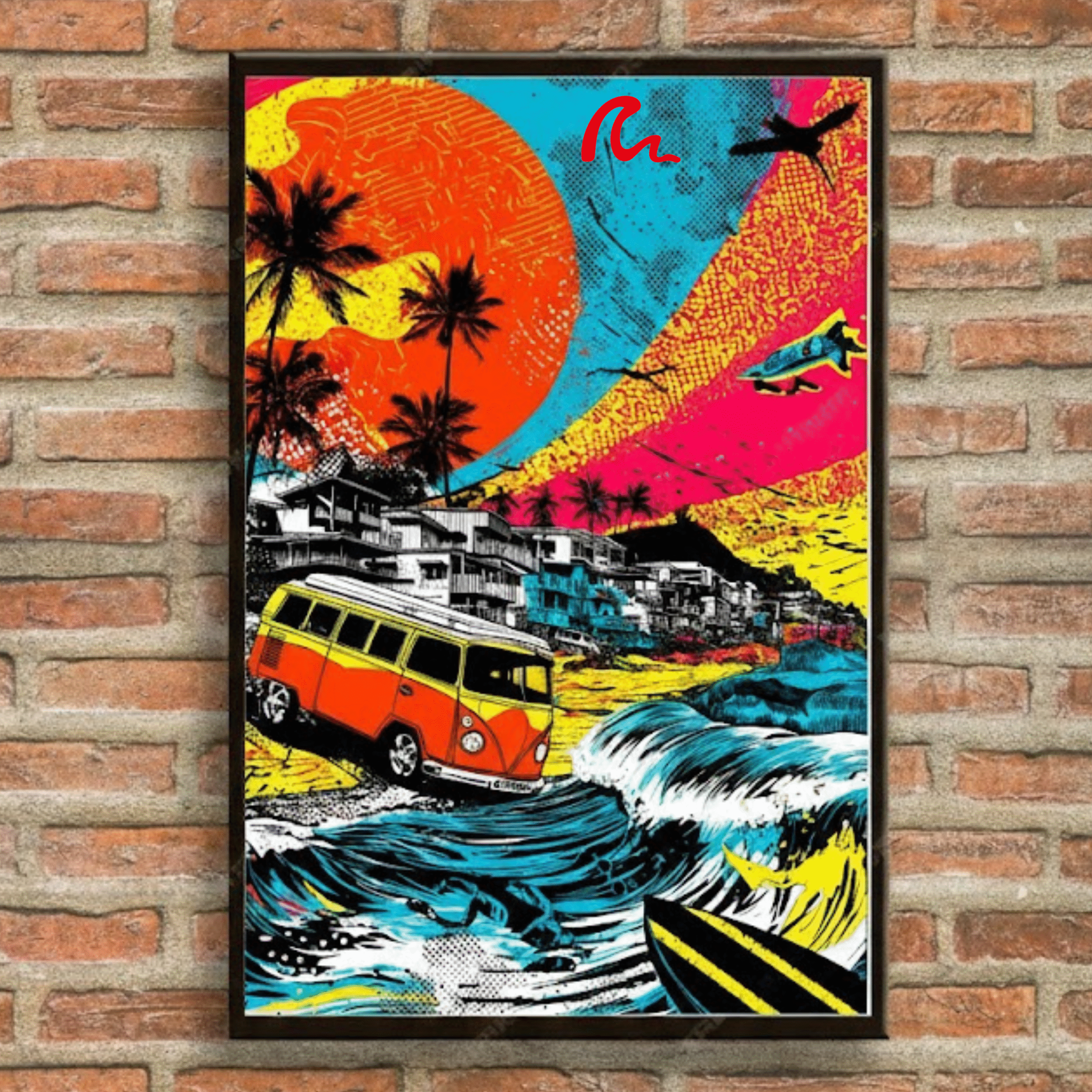 Untitled design (27) Summa Surf US – Premium Surfing Wall Poster (Design 06) - Image 1